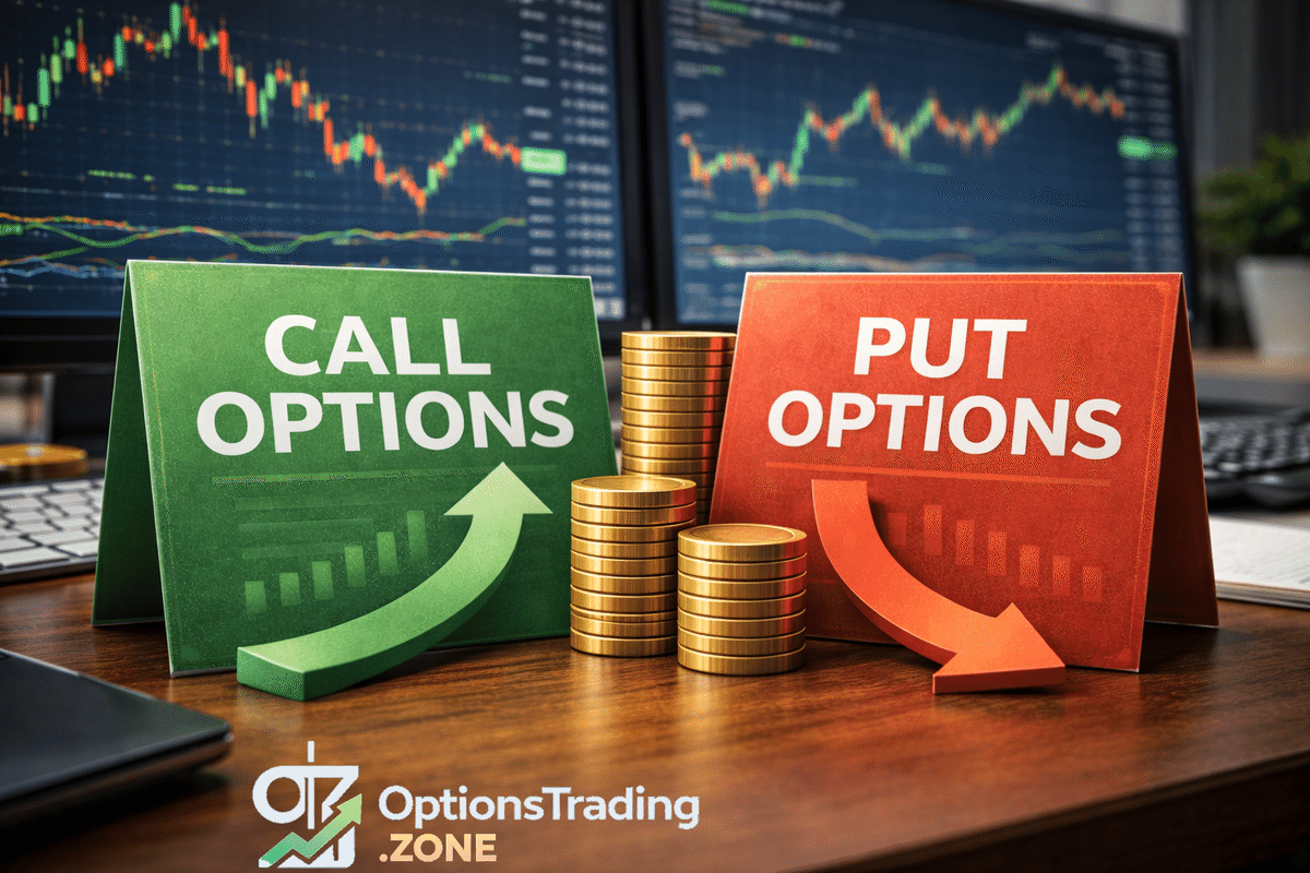 Call Options vs Put Options: Differences, Examples, and When to Use Them visual